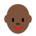 Twitter里的女人：肤色暗，秃顶emoji表情