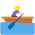 Twitter里的女子划艇：中浅肤色emoji表情
