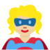 Twitter里的女超人：中浅肤色emoji表情