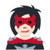 Twitter里的女超级恶棍：浅肤色emoji表情