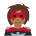 Twitter里的女超级恶棍：中黑肤色emoji表情