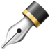 WhatsApp里的黑色笔尖emoji表情