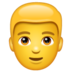 WhatsApp里的男：金发emoji表情