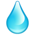 WhatsApp里的水滴emoji表情