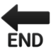 WhatsApp里的结束箭头emoji表情