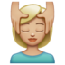 WhatsApp里的按摩者：中浅肤色emoji表情