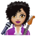 WhatsApp里的女歌手：中浅肤色emoji表情