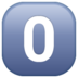 WhatsApp里的键帽数字0emoji表情