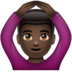 WhatsApp里的做“好”手势的男人：肤色暗淡emoji表情