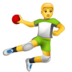 WhatsApp里的玩手球的男人emoji表情