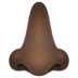 WhatsApp里的鼻子：深色肤色emoji表情