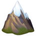 WhatsApp里的雪山emoji表情