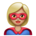 WhatsApp里的超级英雄：中浅肤色emoji表情