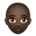 WhatsApp里的女人：肤色暗，秃顶emoji表情