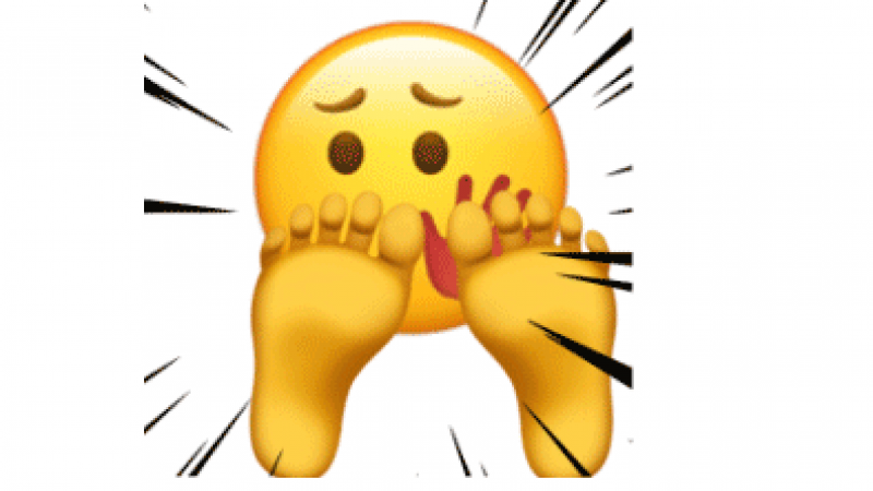 emoji表情包 | 超拽的大黄脸 动态表情包之踩脚系列缩略图