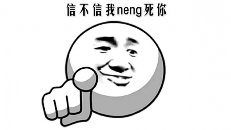 表情包：信不信我neng死你（各种版本）